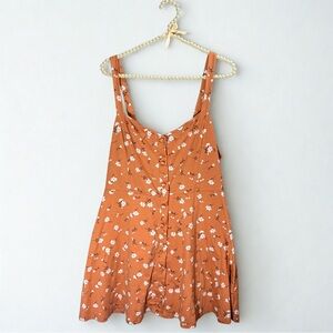 ASOS Floral Orange Summer Dress
